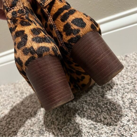 Madewell The Regan boot leopard calf hair women’s size 6 - Picture 3 of 4